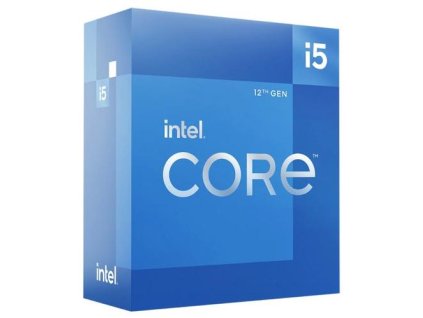 INTEL cpu CORE i5-12500 socket1700 Alder Lake BOX 65W/117W 12.generace (od 3.0GHz do 4.6GHz, 6x jádro, 12x vlákno, 18MB cache, pro DDR4 do 3200, pro DDR5 do 4800), graficka karta, virtualizace