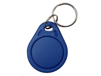 Elatec RFID Mifare čip, přívěsek na klíče, 13,56 MHz, modrý - 100 pack