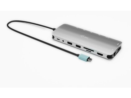 i-tec USB-C Metal Nano 3x Display Dock, 2x HDMI 1x USB-C video, Power Delivery 140W