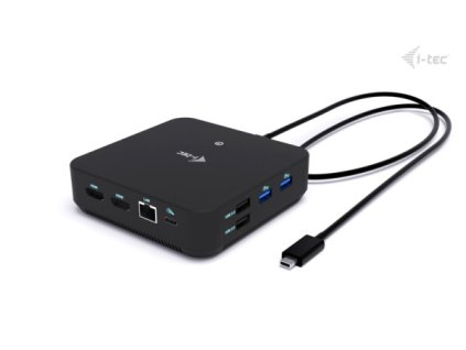 i-tec USB-C DP Dual HDMI Docking Station, Power Delivery 100W