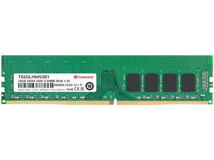 Transcend paměť 16GB DDR4 3200 U-DIMM 2Rx8 1.2V