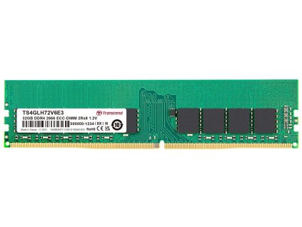 Transcend paměť 32GB DDR4 3200 ECC-DIMM 2Rx8 (2Gx8)x18 CL22 1.2V