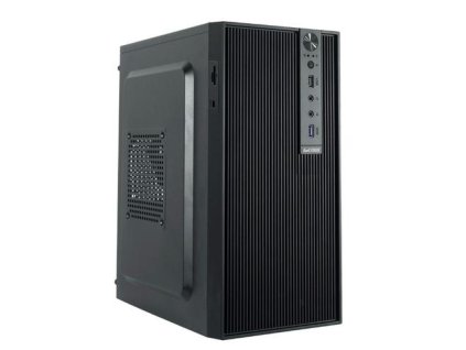 1stCOOL MicroTower STEP 6 ver.1 USB3, black černý, bez zdroje, microtower mATX (USB3, Audio) (PC case)