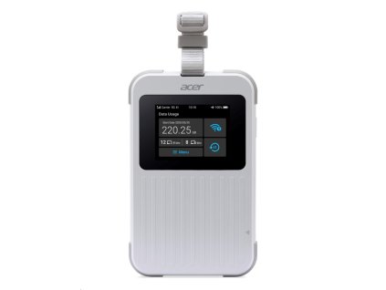 BAZAR - ACER Router Connect Enduro M6E,20GB SIMO,5G,LTE,2.4" touch display,Wifi,NFC,USB-C,2.4GHz,8000mAh,White-Rozbaleno
