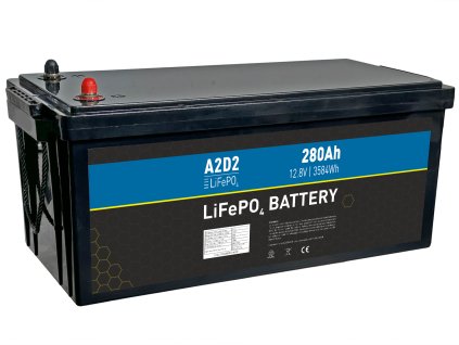 Baterie Avacom A2D2 - LiFePO4 12,8V 280Ah M8