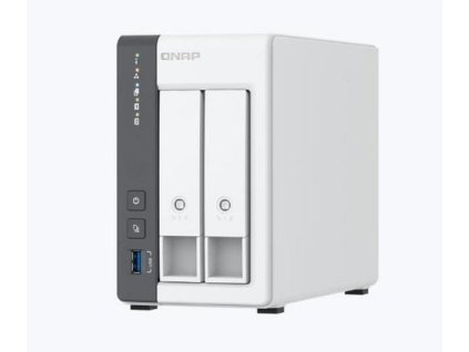 QNAP TS-216G TurboNAS server s RAID, 4xjádro 2.0GHz, fix 4GB DDR, pro 2x 3,5/2,5in SATA3 HDD/SSD (USB3.2g1 + 1xGLAN+1x2.5GLAN) datové úložiště