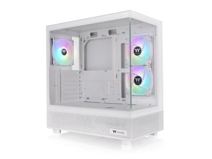 THERMALTAKE Case View 270 Plus TG ARGB, ATX, Průhledná bočnice, 3x 120mm ARGB Fan, bílá