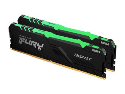 KINGSTON 32GB 3200MT/s DDR4 CL16 DIMM (Kit of 2) FURY Beast RGB