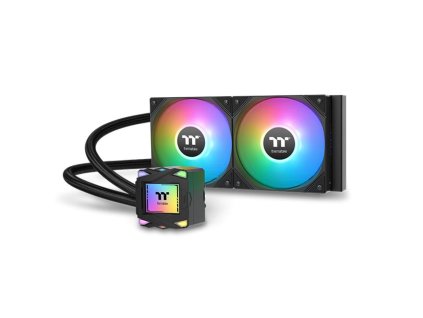 THERMALTAKE Vodní chladič LA240 ARGB, 2x120mm ARGB, LGA1851, AM5, černá