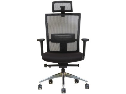 Ergonomická kancelářská židle WINDY černá, vysoké postavy