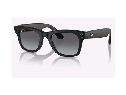 Meta Ray-Ban Wayfarer, AI brýle, Matte Black, Polarized Gradient Graphite Large size