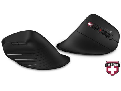 CONNECT IT FOR HEALTH Verti TriMode ergonomická vertikální myš, bezdrátová, ČERNÁ