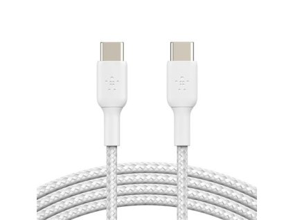 Belkin BOOST CHARGE™ USB-C/USB-C kabel, 2m, bílý - odolný - 2pack