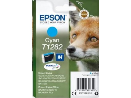 EPSON ink bar Singlepack "Liška" Cyan T1282 DURABrite Ultra Ink (3,5 ml)