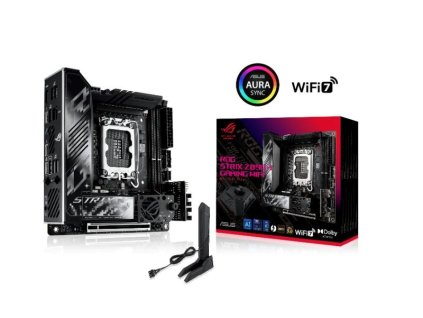 ASUS MB Sc LGA1851 ROG STRIX Z890-I GAMING WIFI, Intel Z890, 2xDDR5, 1xHDMI, 2xThunderbolt, WI-FI, Mini-ITX