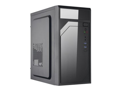 EUROCASE skříň ML M6-590B, Midi Tower, 2x USB 3.0, 2x audio, bez zdroje