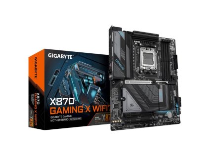 GIGABYTE MB Sc AM5 X870 GAMING X WIFI7, AMD X870, 4xDDR5, 1xHDMI, 2xUSB4, WiFi