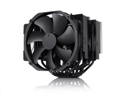 NOCTUA Chladič CPU NH-D15 chromax.black, 2x 140mm, LGA1851, AM5, černá