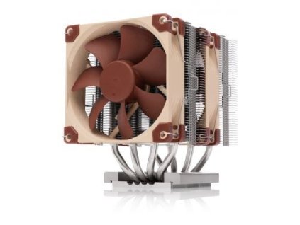 NOCTUA Chladič CPU NH-D9 TR5-SP6 4U, 2x 92mm, sTR5, SP6, hnědá/stříbrná