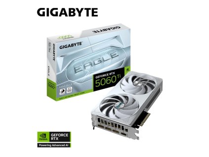 GIGABYTE VGA NVIDIA GeForce RTX 5060 Ti EAGLE ICE OC 16G, 16G GDDR7, 3xDP, 1xHDMI