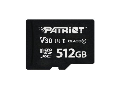 Patriot VX V30 U3/Micro SDXC/512GB/UHS-I U3 / Class 10