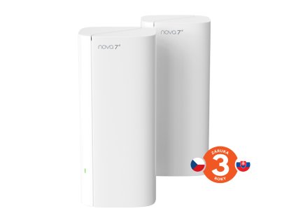 Tenda Nova EE3 Pro (2-pack) WiFi7 BE3600 Mesh Gigabit system, 6x GLAN/GWAN, WPA3, VPN, CZ app