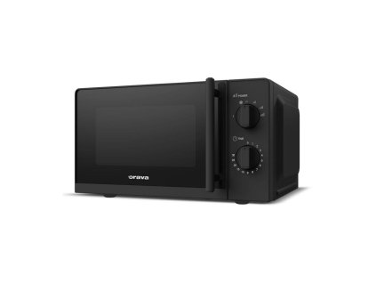 Orava mikrovlnná trouba, 700 W, 20 l, 6 úrovní mikrovlnného výkonu, černá