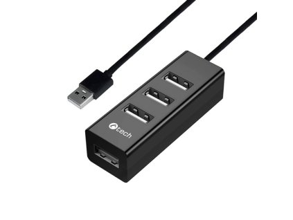 HUB USB C-tech UHB-U2, 4x USB 2.0