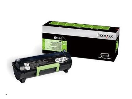 LEXMARK černý toner 512H pro: MS312/MS415, z programu Lexmark Return (5 000 stran)