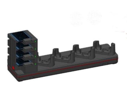 CT47 5 bay ethernet u. dock, booted,adapter,P.cord