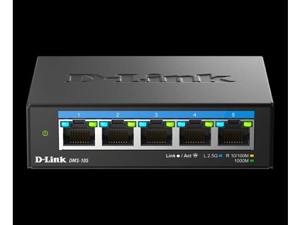 D-Link DMS-105/E 5-Port Multi-Gigabit Unmanaged Switch