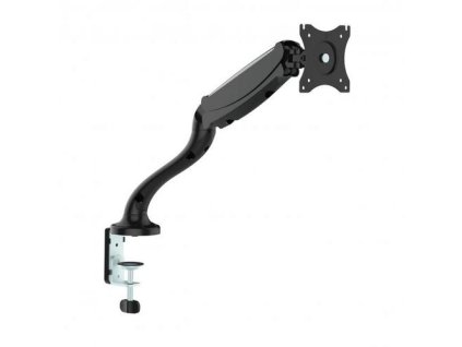 SBOX LCD-S012 otočný stolní držák s náklonem a ramenem pro LCD 13-27" (33-69cm), do 6,5kg, VESA od 75x75 do 100x100, černý (revolving desktop stand with tilt and arm)