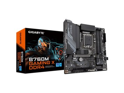 GIGABYTE MB Sc LGA1700 B760M GAMING X DDR4, Intel B760, 4xDDR4, 1xDP, 1xHDMI, mATX