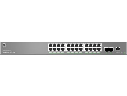 Grandstream GWN7803PL Pro L2++ Managed switch, 24x 1Gb RJ45, PoE+, SFP+, DHCP, CLI, VLAN