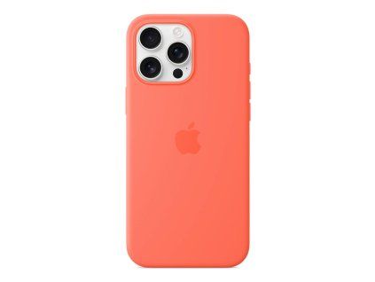 iPhone 16 Pro Max Silicone Case with MagSafe - Mandarinková