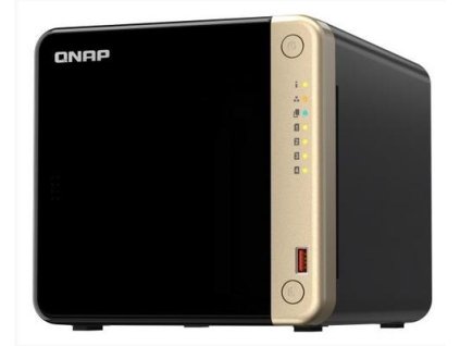 QNAP TS-464-8G TurboNAS server s RAID, 1x 8GB fix DDR4, pro 4x3,5/2.5" SATA HDD/SSD (1xHDMI, 2xUSB3+2xGLAN datové úložiště)