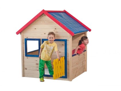 Zahradní domek Woody s barevným lemováním
