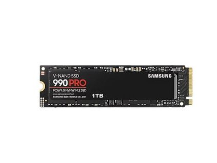 SAMSUNG 990 PRO 1TB PCIe 4.0 NVMe SSD M.2 PCIe 4.0 x4 NVMe 2.0 (čtení max. 7450MB/s, zápis max. 6900MB/s)