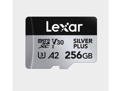 Lexar microSDXC Professional SILVER Plus UHS-I/U3/A2/4K R205/W150 (V30) 256GB