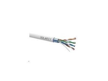 BAZAR - Instalační kabel Solarix FTP, Cat5E, drát, PVC, box 305m SXKD-5E-FTP-PVC - poškozený obal