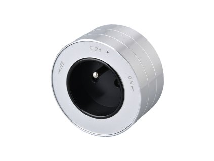 Zásuvkový modul Viking A30S, stříbrná/výstupy - 1xAC/výkon až 2500W/230V,16A,50Hz/Zásuvka typu F