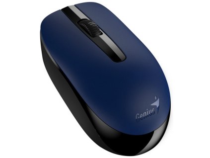 GENIUS NX-7007 Myš, bezdrátová, optická, 1200dpi, 3 tlačítka, Blue-Eye senzor, USB, černo-modrá