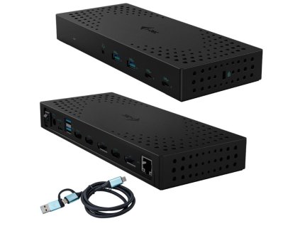I-tec USB 3.0 / USB-C / Thunderbolt, 3x 4K Docking Station Gen 2 + Power Delivery 100W
