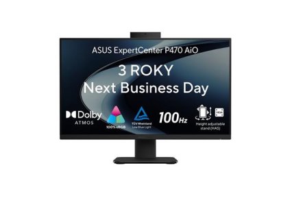 ASUS ExpertCenter P470 AiO - i7-13620H/32GB/1TB SSD/27"/FHD/3y On-site/Win 11 Pro/černá