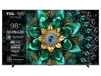 TCL 98Q6C SMART TV 98" QLED/4K UHD/Mini LED/144Hz/4xHDMI/USB/LAN/GoogleTV Repas