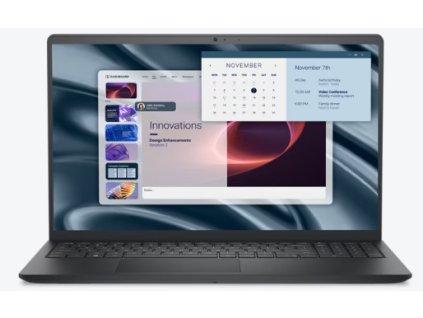 DELL Pro 15 Essential PV15255/Ryzen 5 7520U/8GB/512GB SSD/15,6" IPS FHD 120 Hz/FPR/W11P/3Y ProSpt/černá