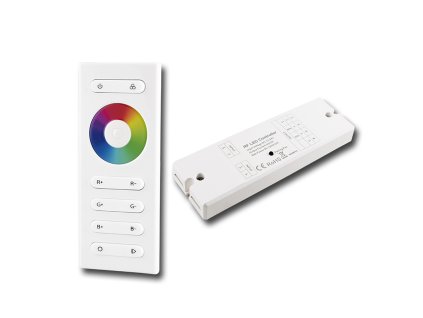 MCLED Ovladač RF RGB 1 zóna řízení jasu a barevných režimů dálkový s přijímačem