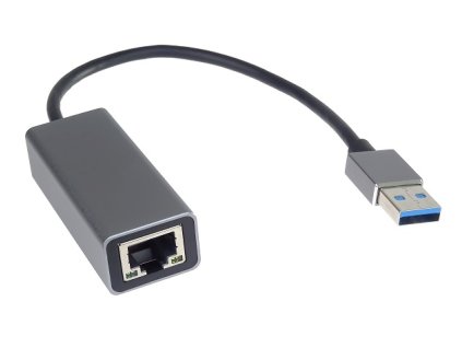 PremiumCord adaptér USB3.0 -> LAN RJ45 ETHERNET 10/100/1000 MBIT Aluminium
