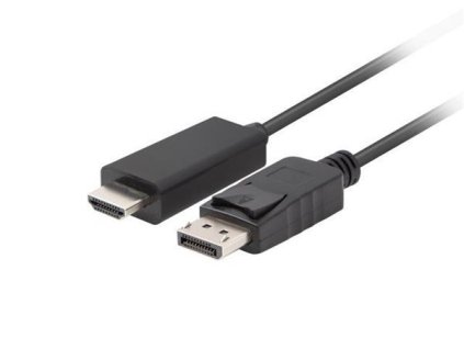 LANBERG DISPLAYPORT(M) V1.1 ->HDMI(M) KABEL 1M ČERNÝ