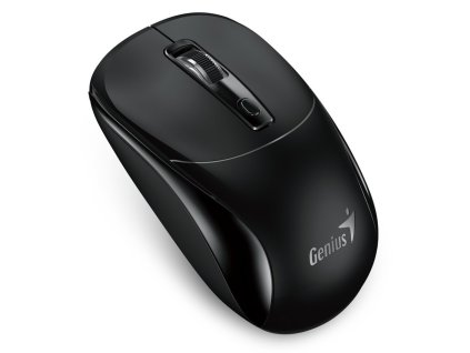 Genius NX-7123 Myš, bezdrátová, optická, 1200DPI, 4 tlačítka, Copilot, 2,4GHz, USB-A, 1× AA baterie, černá